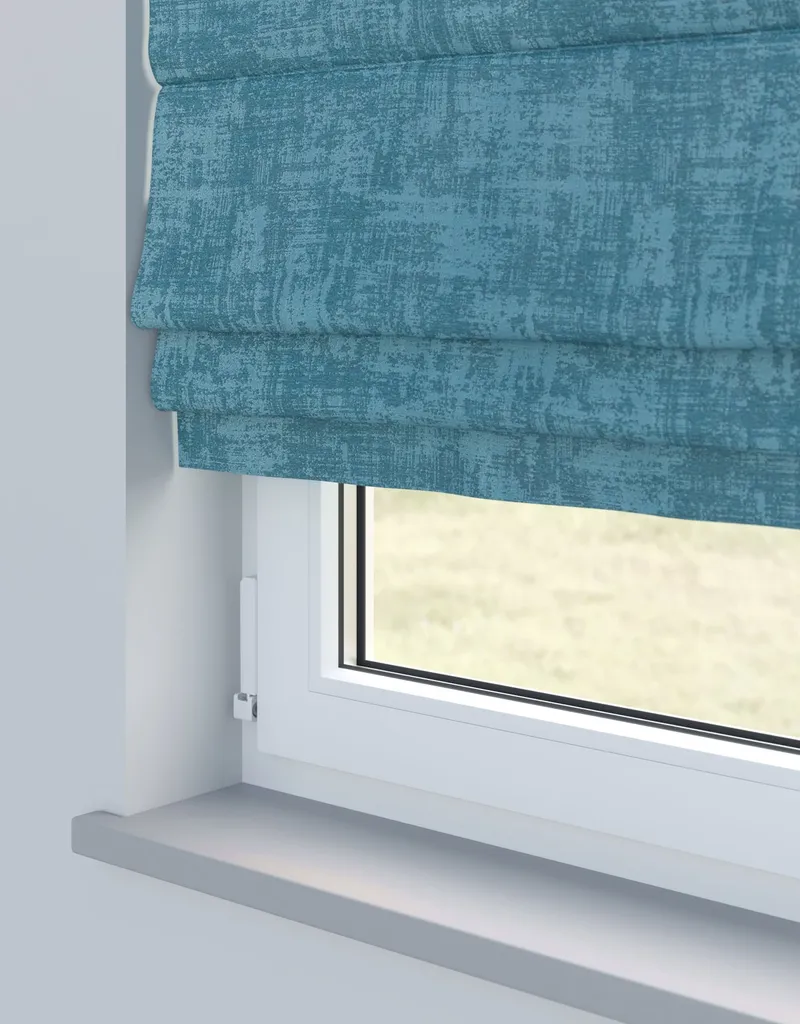 Arena Amora Teal Roman Blind