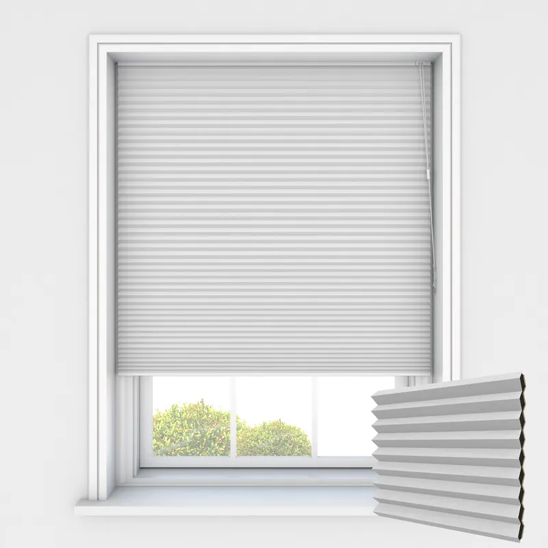 Luna Pumice Thermal Blackout Honeycomb Blinds