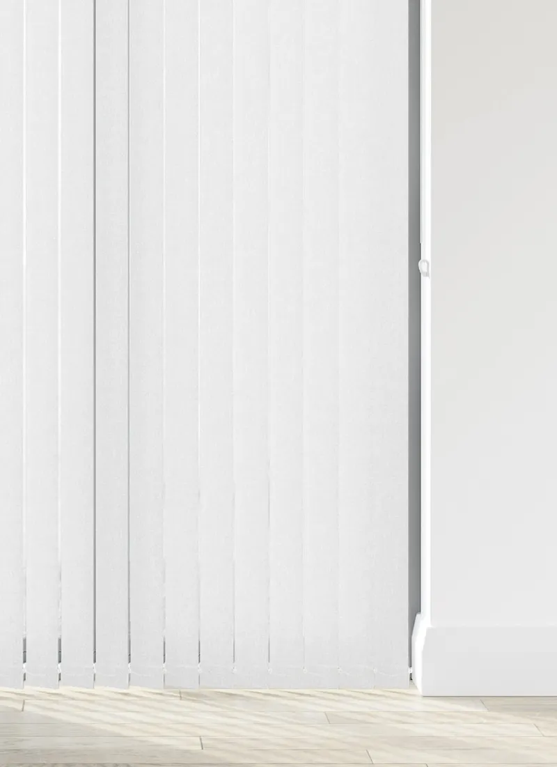 Lux Dark Brilliant White Vertical Blind