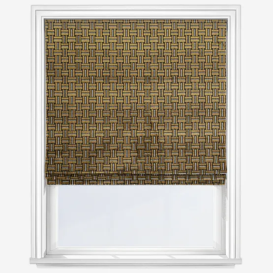 Camengo Illinois Bronze Roman Blind