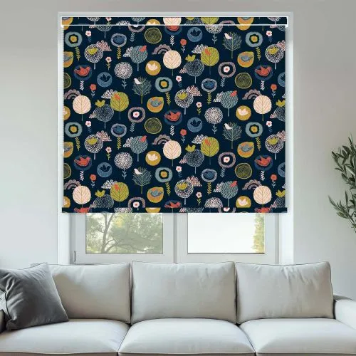 Pelmet Roller Blinds - Meadowlark Colour Crush Design