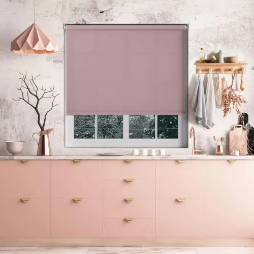 Origin Pastel Pink Cordless Roller Blind