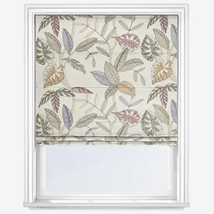 Camengo Guarana Magenta Roman Blind