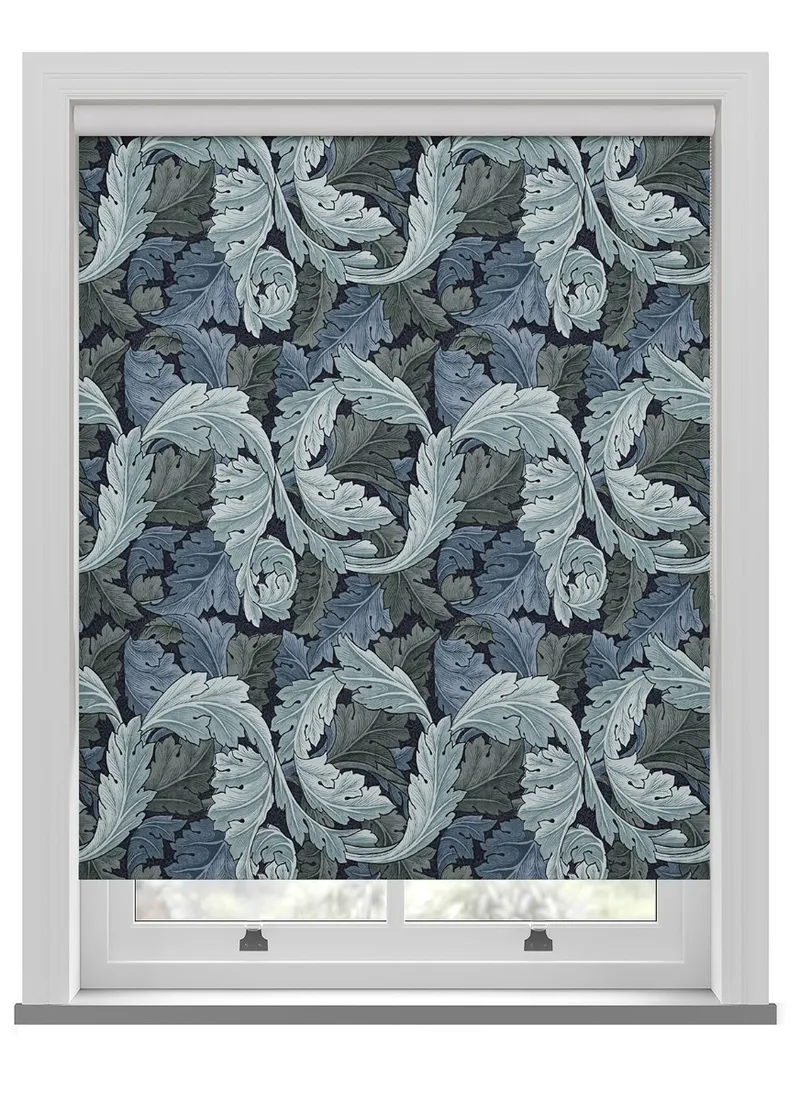 William Morris At Home Acanthus Indigo Roller Blind