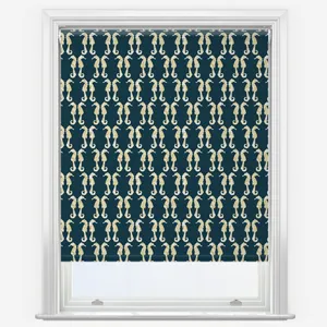 Sonova Studio Seahorse Midnight Blue Roller Blind