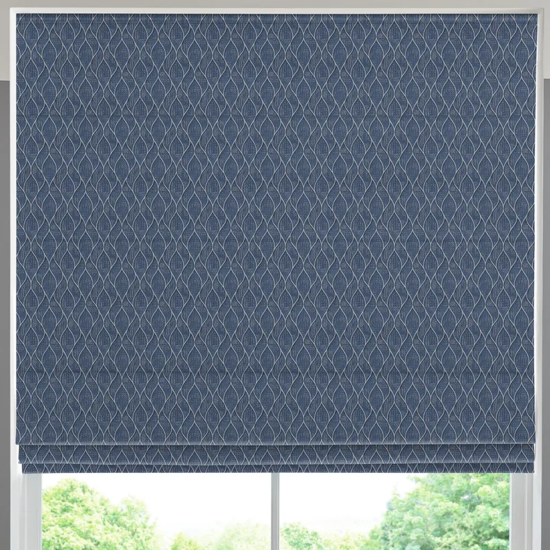 Nico Made To Measure Roman Blind Indigo