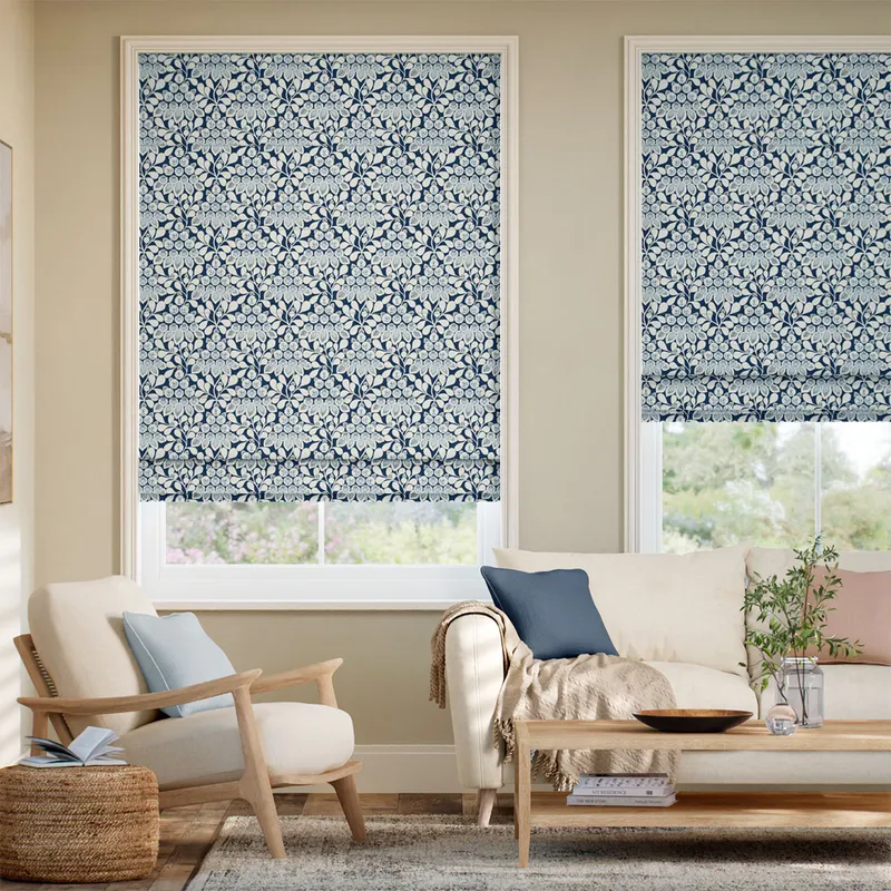 Elsa Midnight Roman Blind