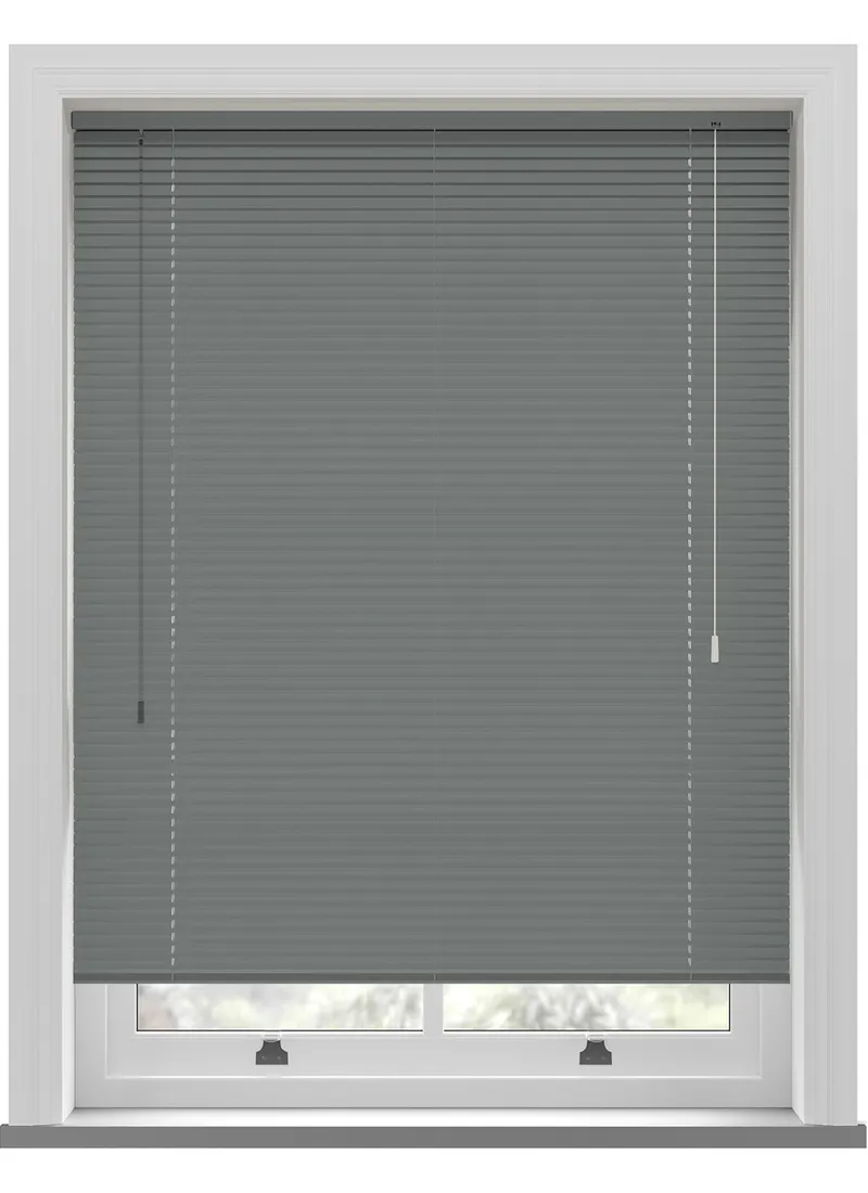 25mm Cool Grey Aluminium Blind