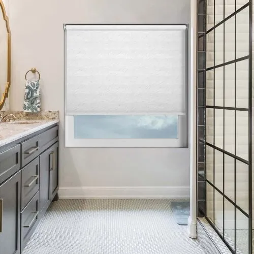 Negev White Cordless Roller Blind