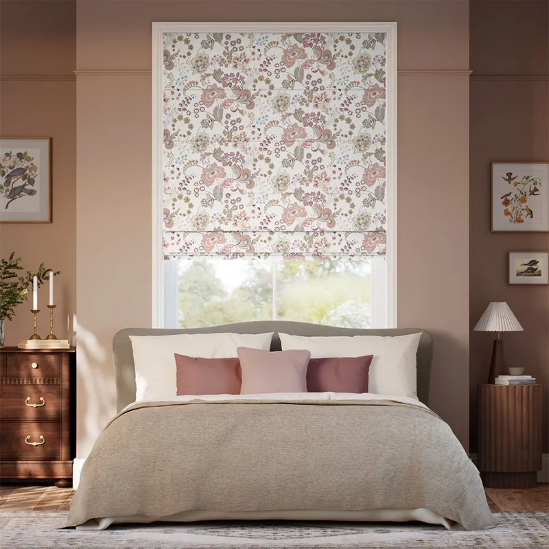 Symphony Blush Roman Blind