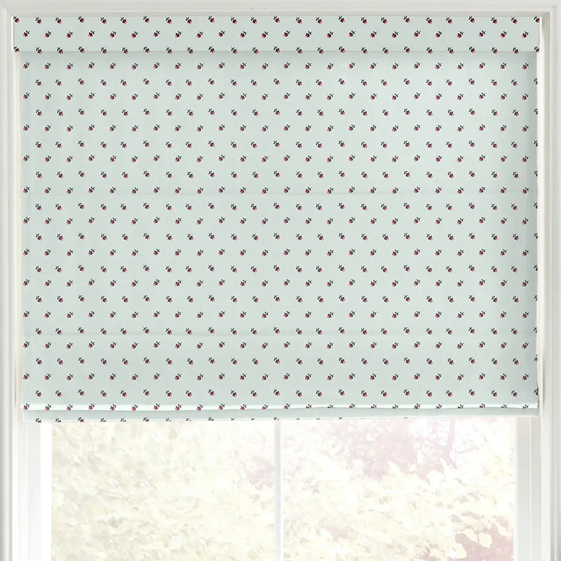 Cath Kidston Rose Bud Made To Measure Roman Blind Mint