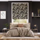 Watercolour Canopy Velvet Duck Egg Roman Blind