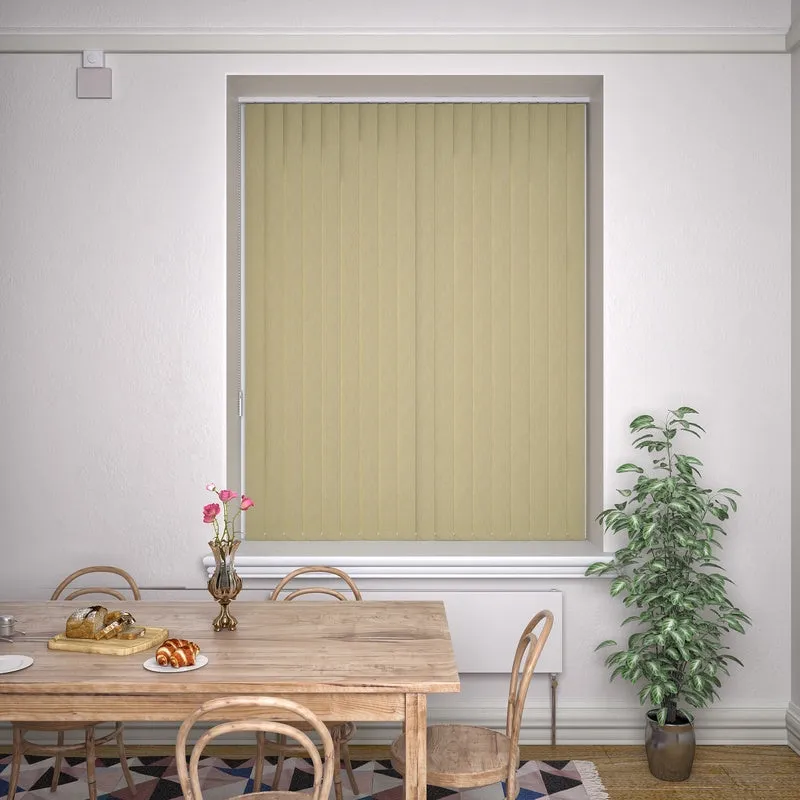 Kensington Plain Made To Measure Vertical Blind Hessian