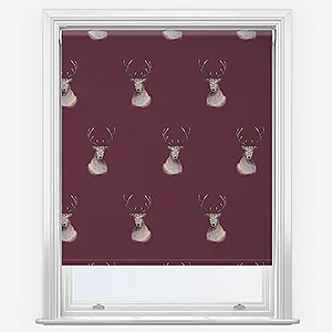Sonova Studio Fergus Deep Red Roller Blind