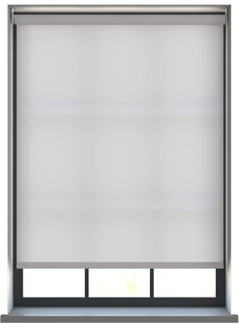 Burst Soft Grey Roller Blind