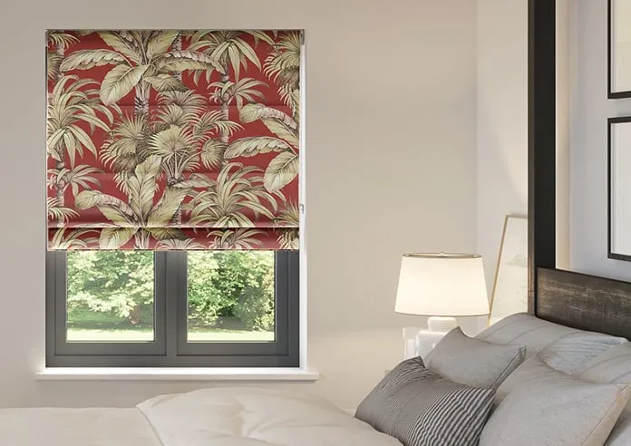 Tripura Cinnabar - Roman Blind