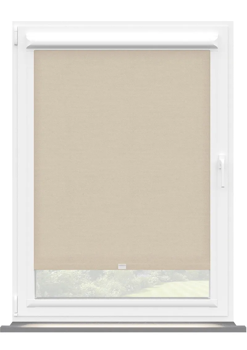 Almond Woven Perfect Fit Roller Blind
