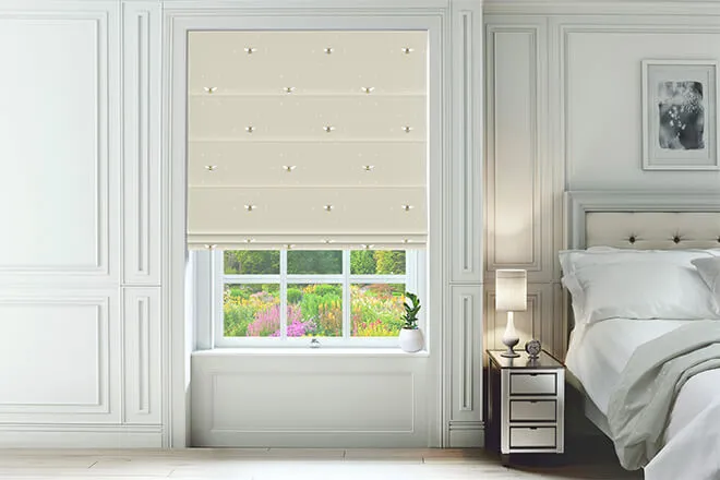 Sophie Allport Bee Soft Linen - Designer Roman Blind