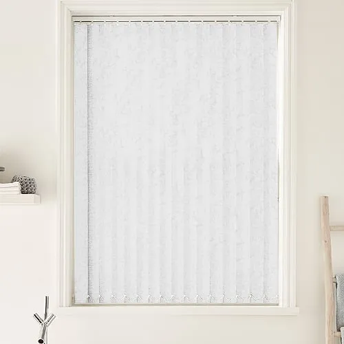 Boston Fr Ecru (Moisture Resistant) Bathroom Vertical Blinds