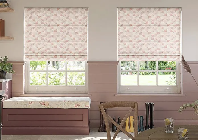 Mosaic Tile Sweetheart - Roman Blind