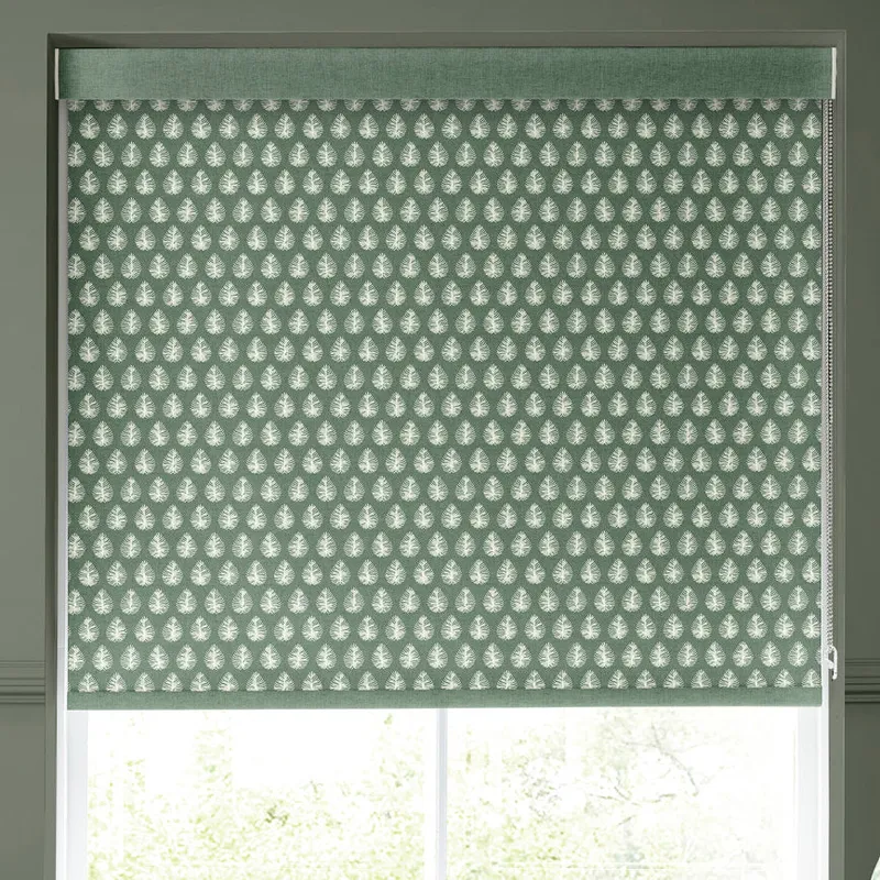 Emily Bond Jaipur Made To Measure Blackout Roller Blind Sage