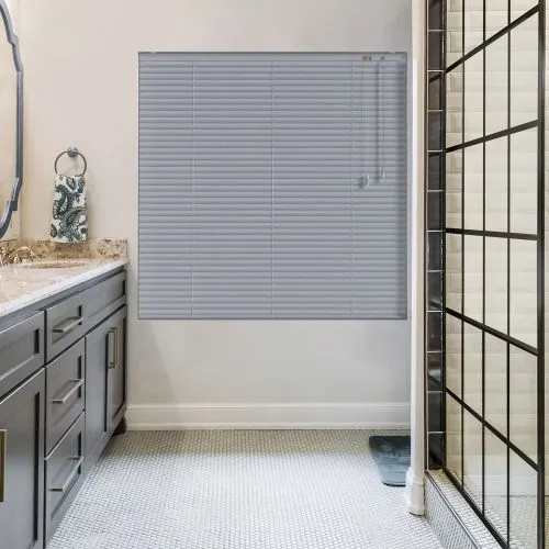 Silver Venetian Blind