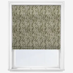 Emily Bond Crocus Sage Green Roman Blind