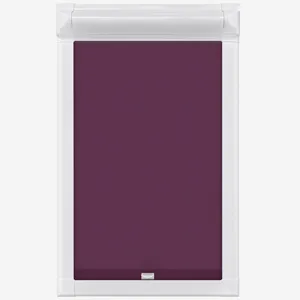 Deluxe Plain Plum Perfect Fit Roller Blind