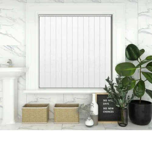 Ava White Vertical Blind