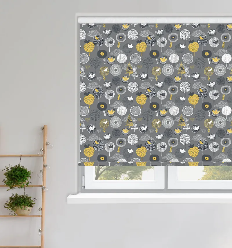 Birdsong Midnight Roller Blinds