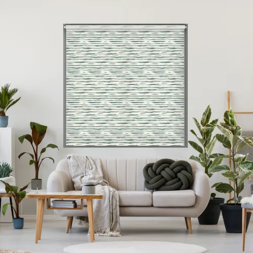 Olive Koa Cordless Roller Blind - Stylish & Functional Shade