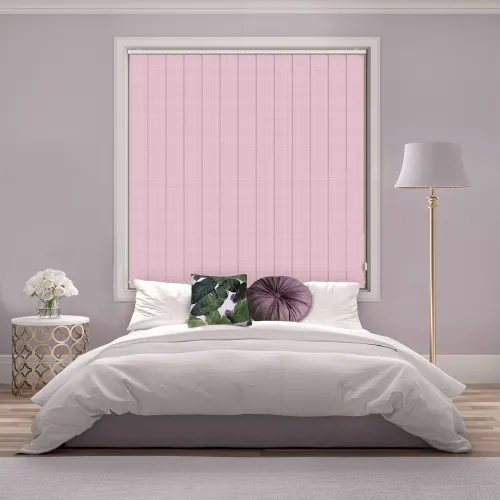 Bedtime Blossom Pink Vertical Blind