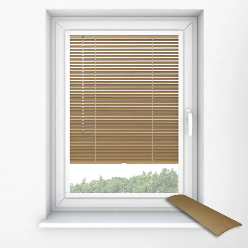 0714 Brushed Gold Perfect Fit Venetian Blinds