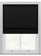 Laura Ashley Swanson Charcoal Roman Blind