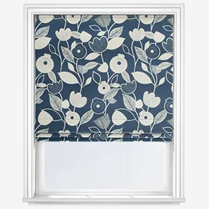 Nordic Indigo Roman Blind
