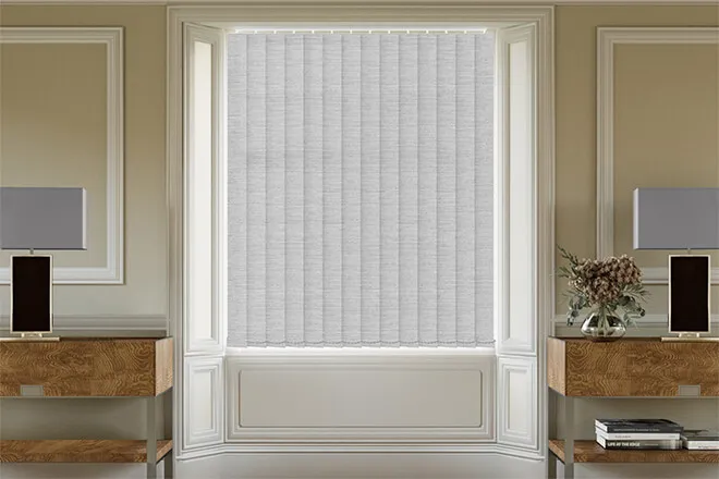 Luxe Silver - Textured Vertical Blind