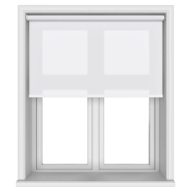 Easton Snowy White Motorised Roller Blind