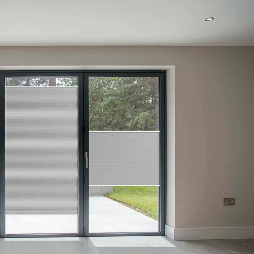 Fittoframe Vexia Vintage Grey Honeycomb Pleated Blind