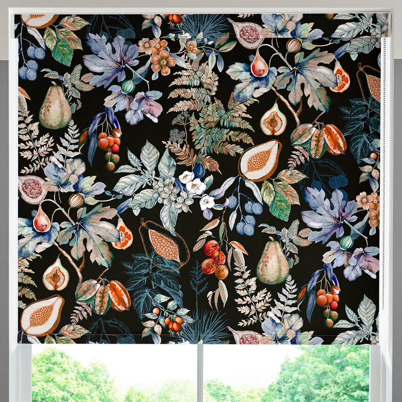 Rosales Made To Measure Blackout Roller Blind Midnight