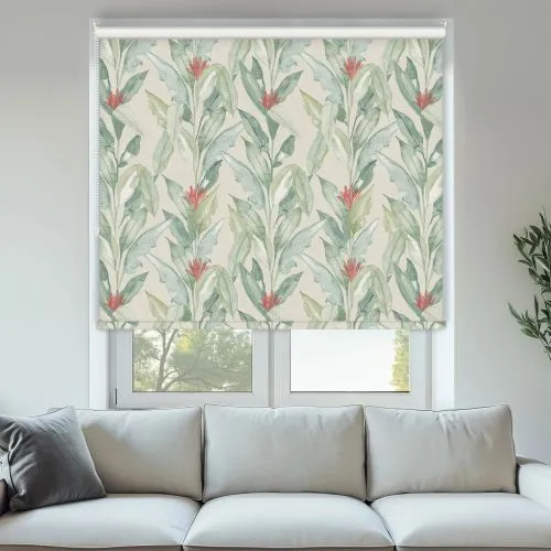Eden Palm Green Roller Blinds - Shop Now
