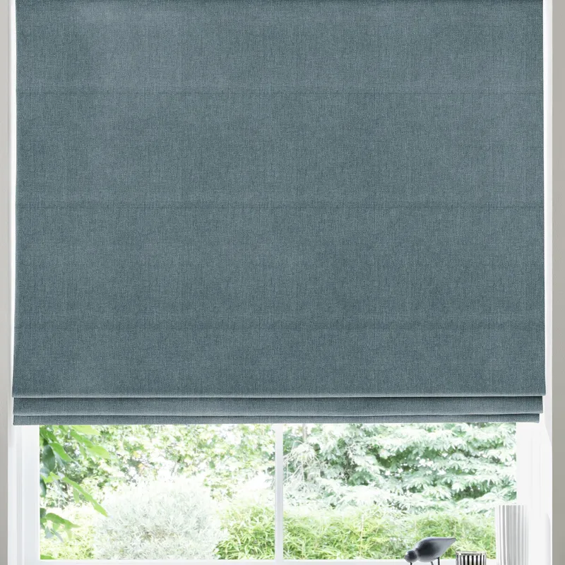 Positano Made To Measure Roman Blind Teal