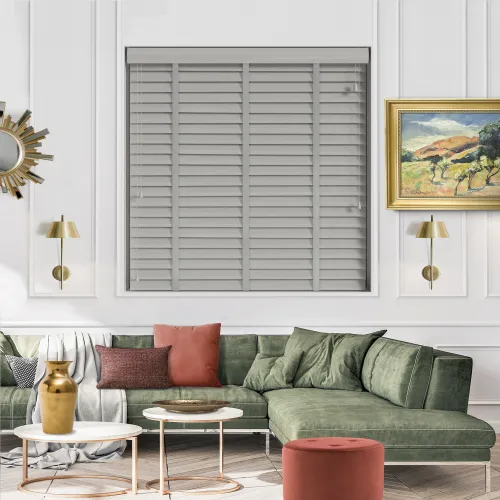 Revera Wood Blind With Lunar Ladder Tapes