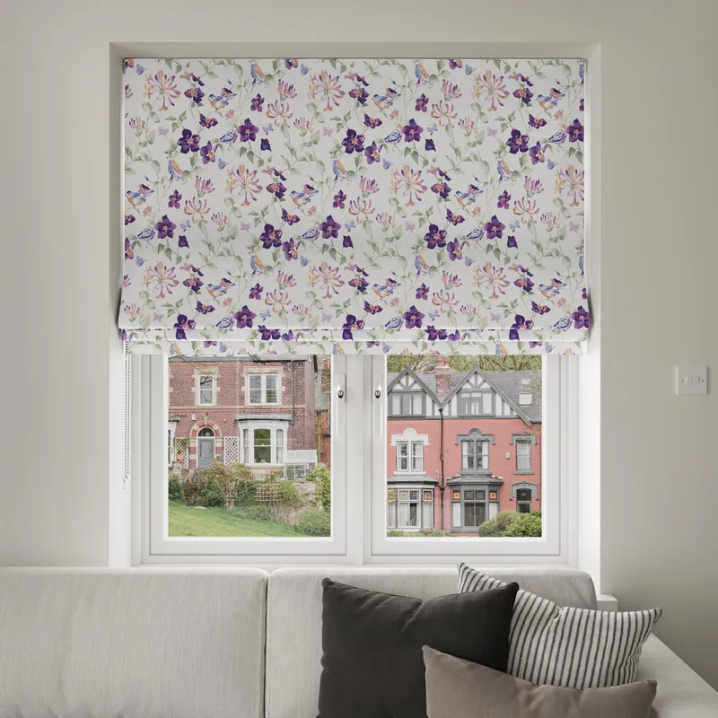 Laura Ashley Elmswell Violet Blinds Uk