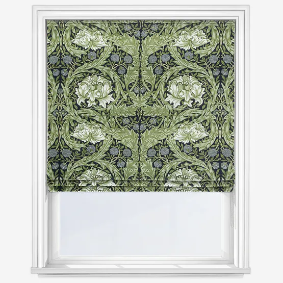 William Morris At Home African Marigold Cornflower Roman Blind