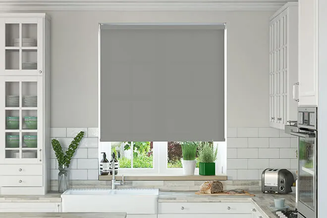 Nevada Grey - Moisture Resistant Roller Blind