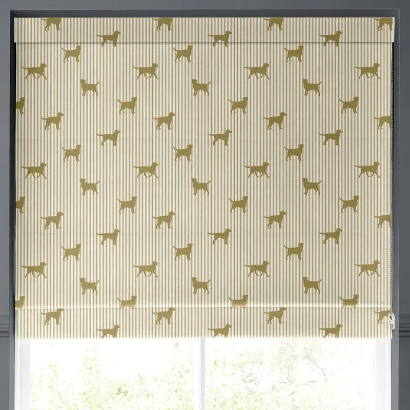 Emily Bond Marley Made To Measure Roman Blind Gold