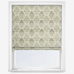 Pesaro Indigo Roman Blind