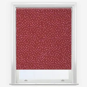 Sonova Studio Ditsy Love Ruby Red Roller Blind