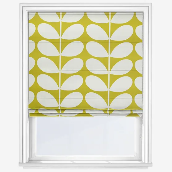 Orla Kiely Jumbo Solid Stem Seagrass Roman Blind