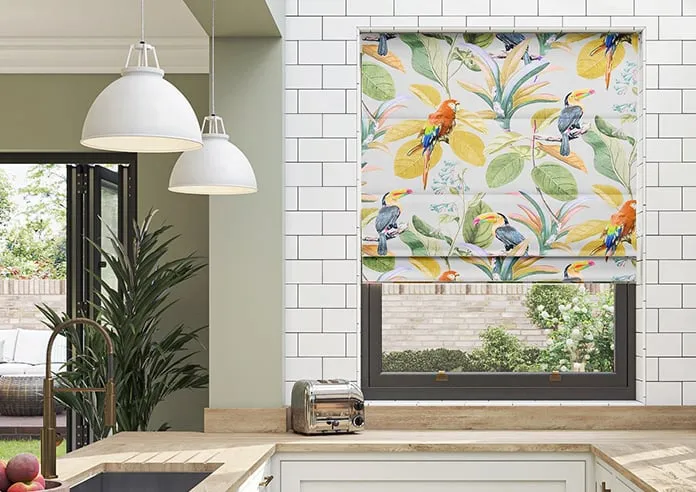 Parrot Citrine - Roman Blind